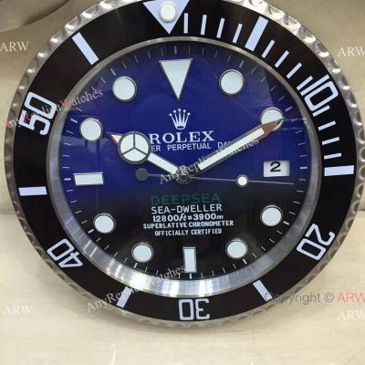 Rolex Deepsea Sea-Dweller D Blue Wall Clock / Buy Reproduction